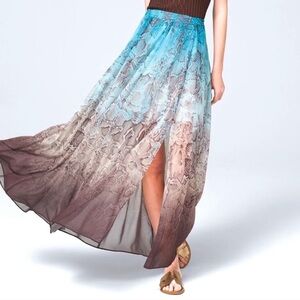 White house black market maxi skirt